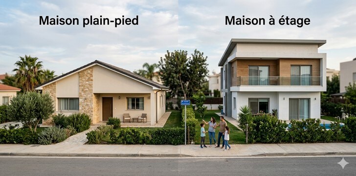 Maison plain-pied ou étage